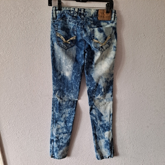 Freestyle Revolution Bleached Skinny Jeans - Picture 4 of 7